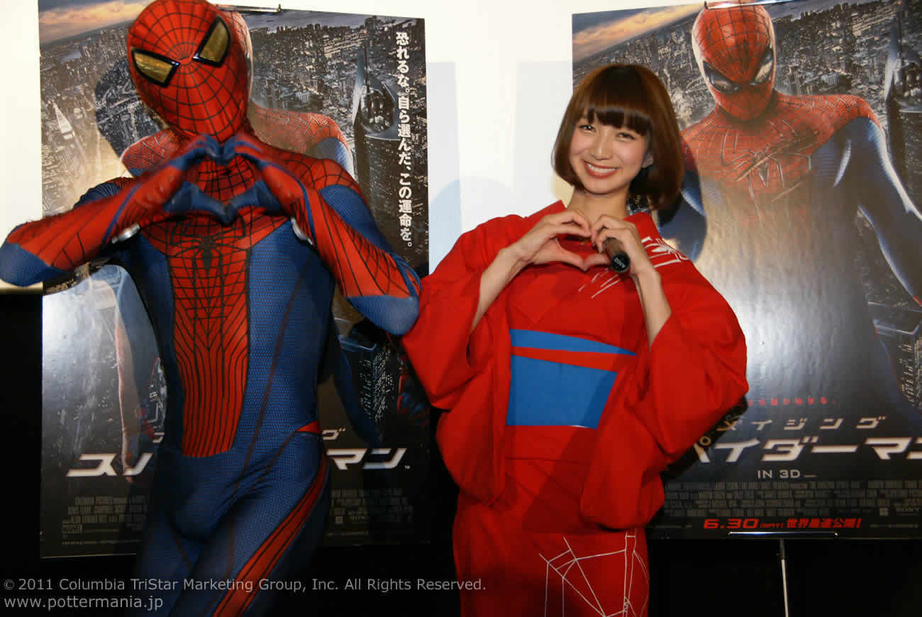 ACWOEXpC_[}ړߗACxg Japanese Idle Serina at The Amazing Spider-Man Japanese Movie Event